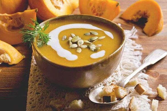 soup-puree for gastritis