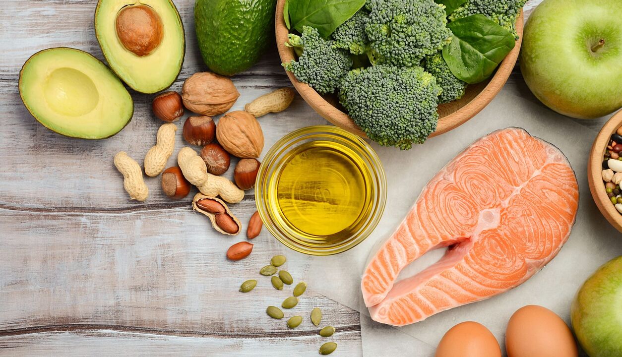 High-fat foods in the keto diet for weight loss