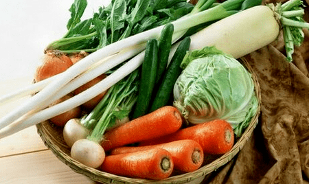 Vegetables for a diet